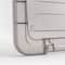 IRIS® Stack & Pull™ Clear Storage Box with Gray Lid